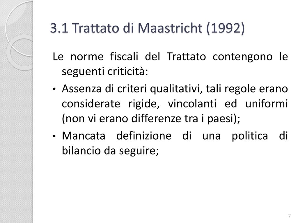 Politica Monetaria Europea E Politiche Fiscali Nazionali Ppt Scaricare